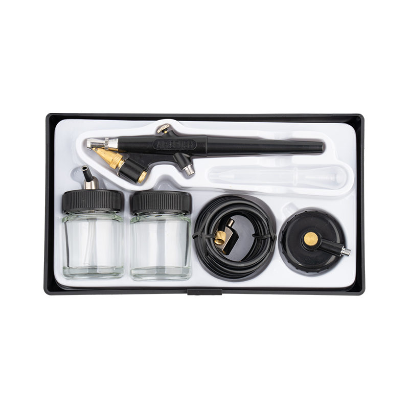 TM138 Airbrush kit with 5ft pu air hose