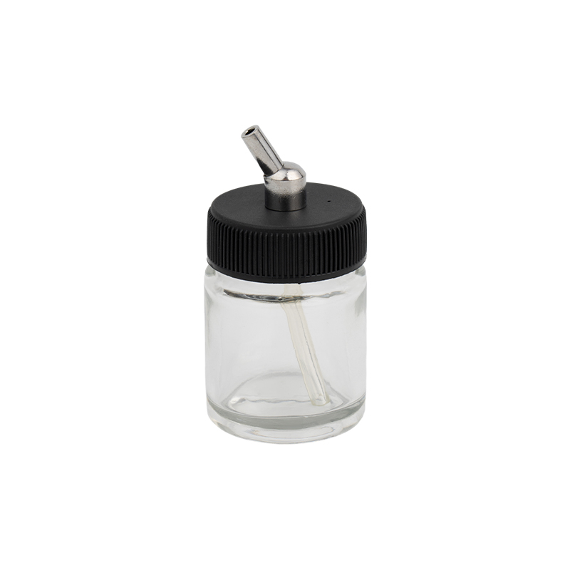 TM01 TM01-A TM01-B TM01-C 20ml airbrush glass jars assembly